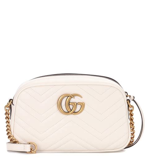 gucci bag with white trim|gucci white crossbody bag.